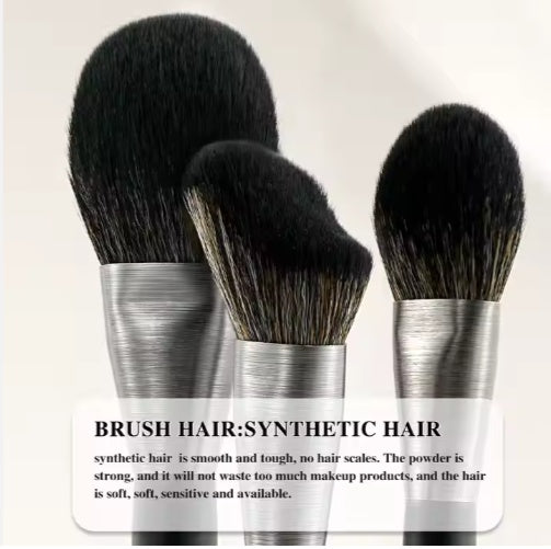 BEILI Low MOQ Ship Fast Custom High Quality Make Up Brushes Wholesale Wood Handle Premium Natural10pcs Makeup Brush by cj
