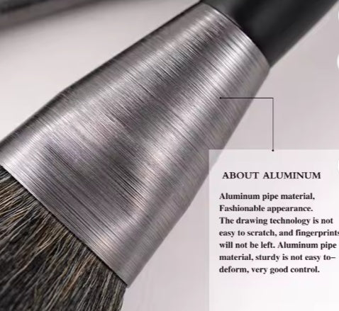 BEILI Low MOQ Ship Fast Custom High Quality Make Up Brushes Wholesale Wood Handle Premium Natural10pcs Makeup Brush by cj