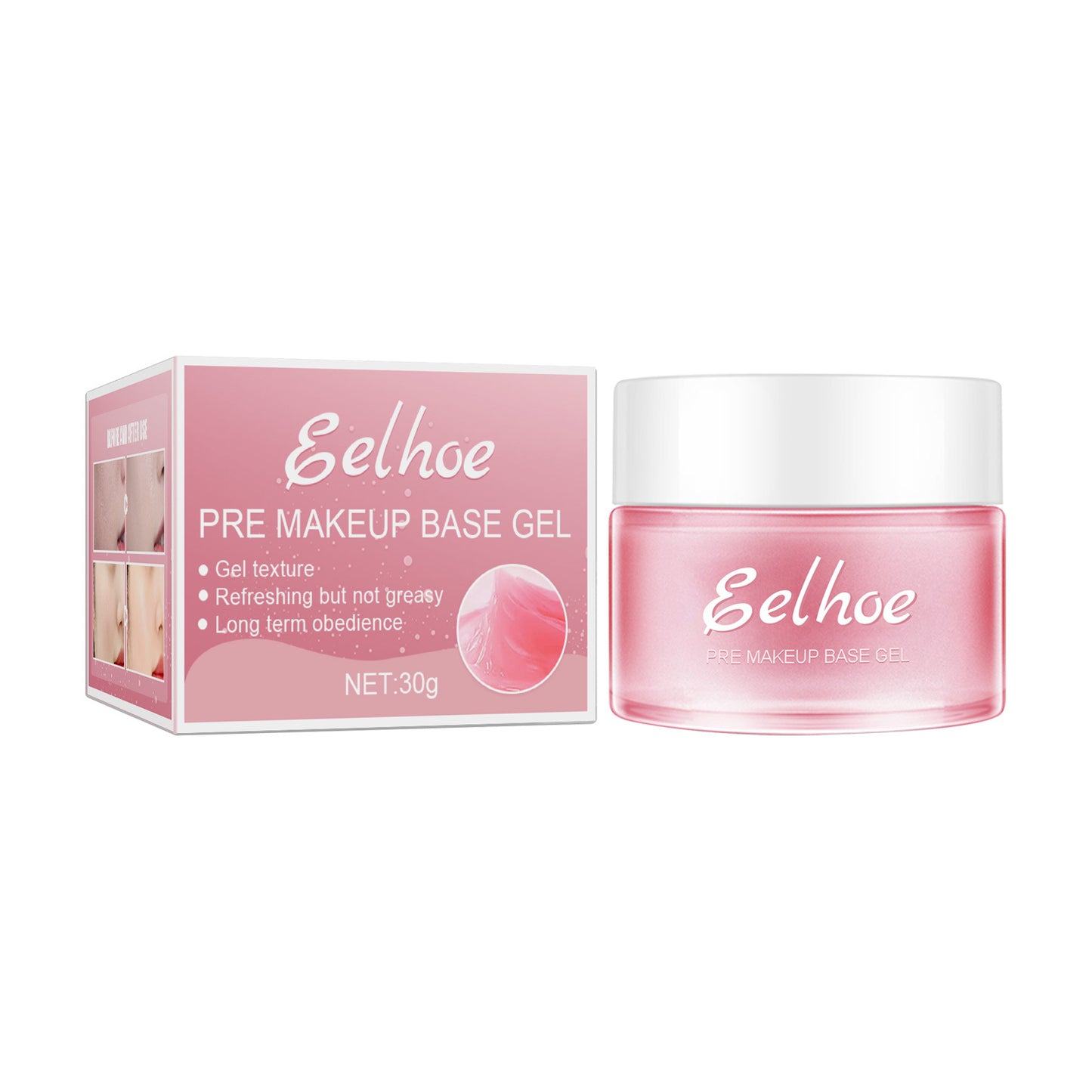 EELHOE Makeup Base Gel Makeup Moisturizer Firming Skin Isolating Base Concealer by cj