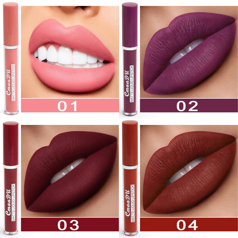 Women's Non-stick Cup Waterproof Matte Lipstick by cj