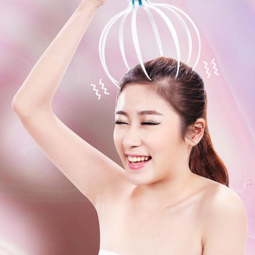 Head Massager Scalp Vibration Massage Eight Claw Electric Household Massager Head Masager Body Care by cj