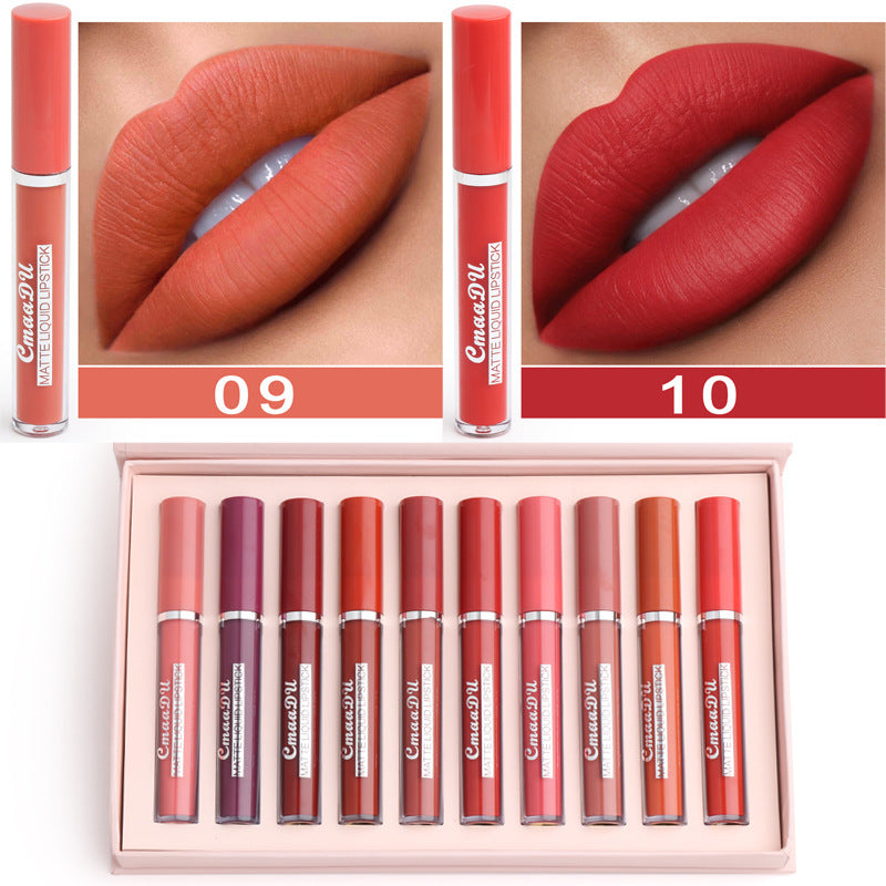 Women's Non-stick Cup Waterproof Matte Lipstick by cj