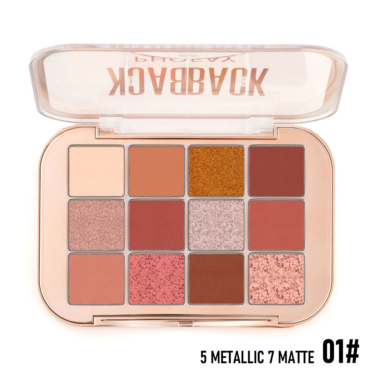 PHOFAY 12 Color Eyeshadow Palette by cj