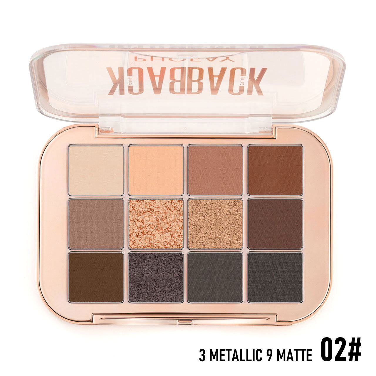 PHOFAY 12 Color Eyeshadow Palette by cj