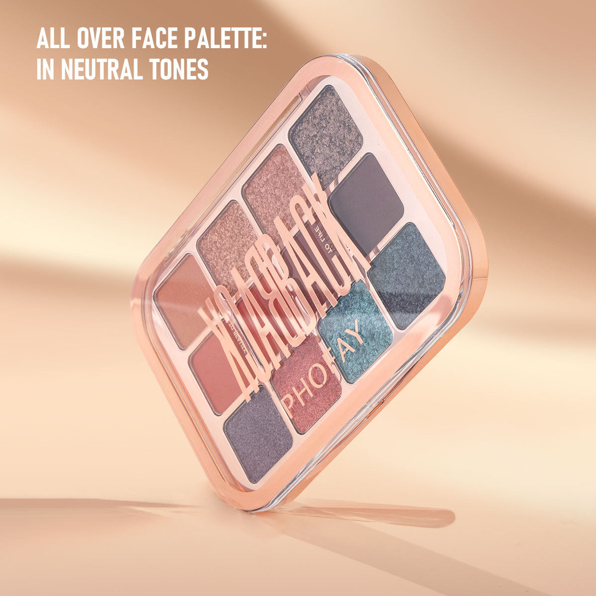 PHOFAY 12 Color Eyeshadow Palette by cj