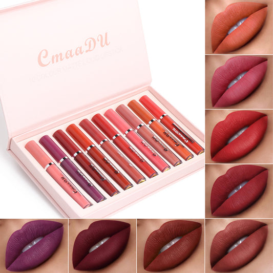 Women's Non-stick Cup Waterproof Matte Lipstick by cj