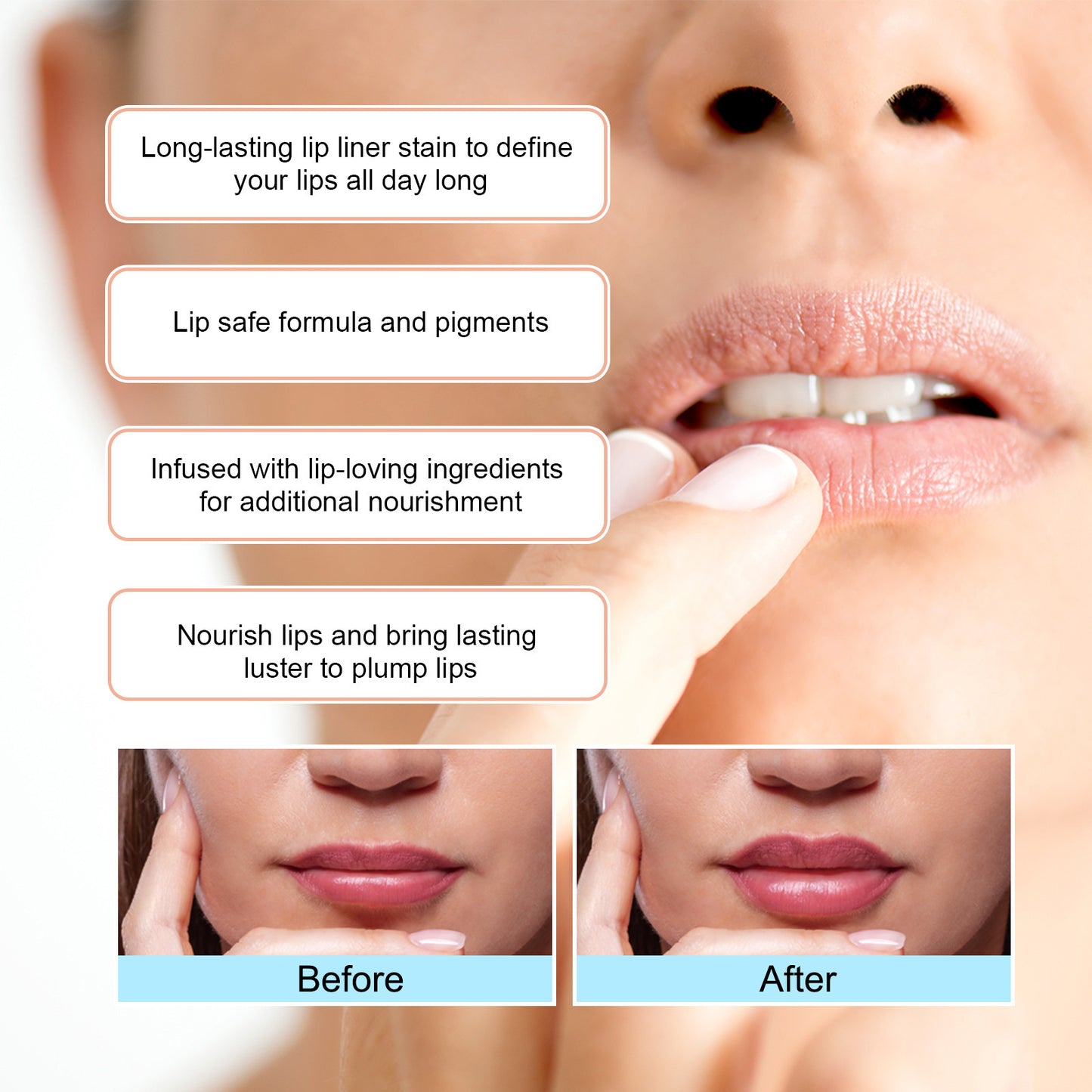 Stripping Lip Liner Outline Waterproof by CJDROPSHIPPING