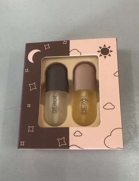 Day Night Instant Volume Lip Plumper Oil Clear Lasting Nourishing Repairing Reduce Lip Fine Line Care Lip Beauty Cosmetic by cj