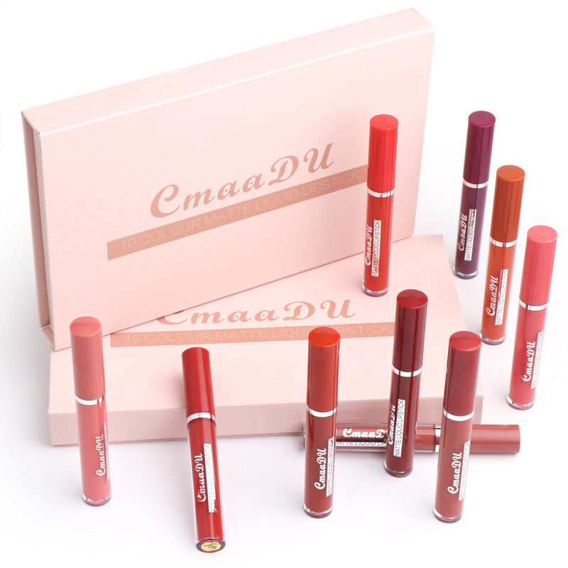 Women's Non-stick Cup Waterproof Matte Lipstick by cj