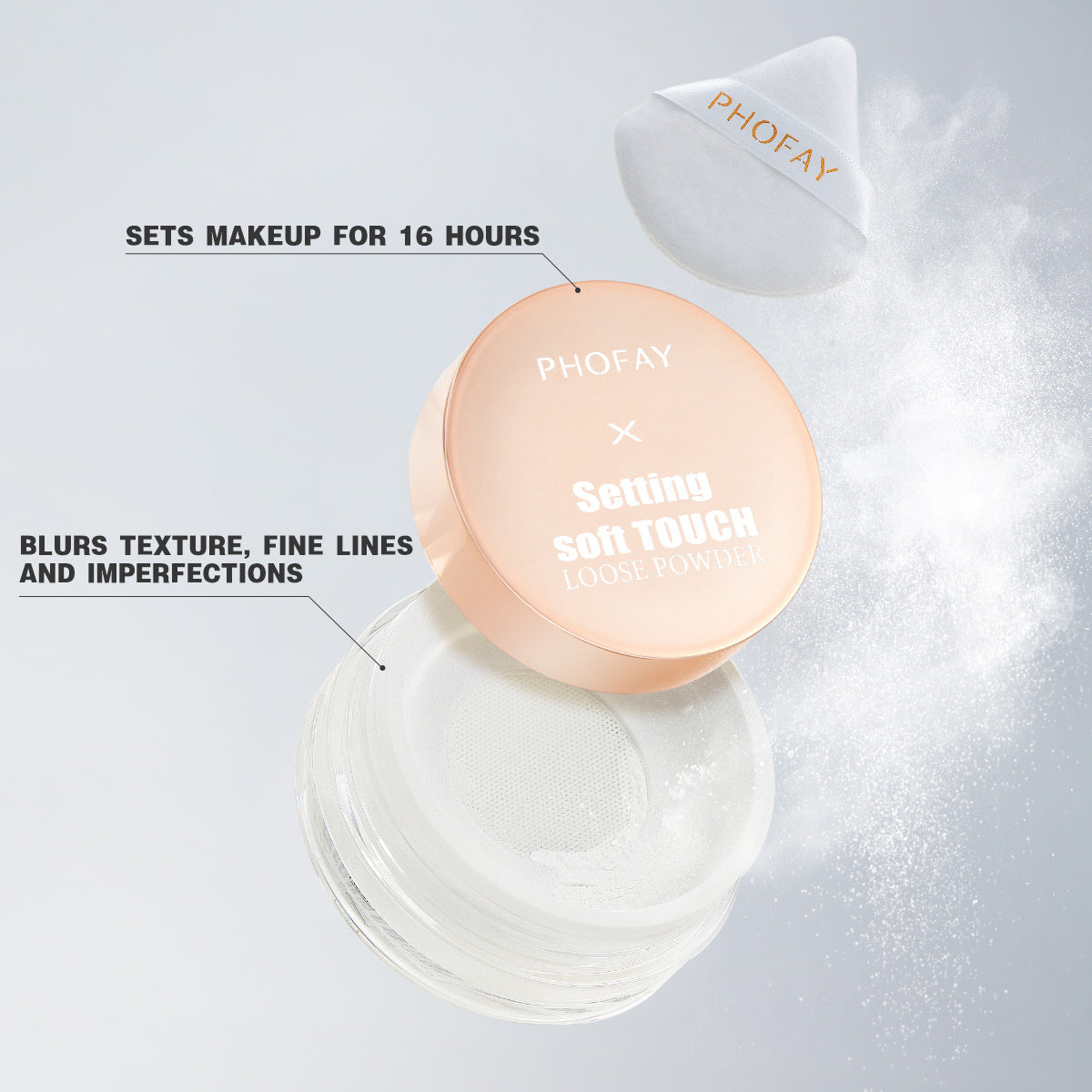 PHOFAY Setting Soft Touch Loose Powder by cj