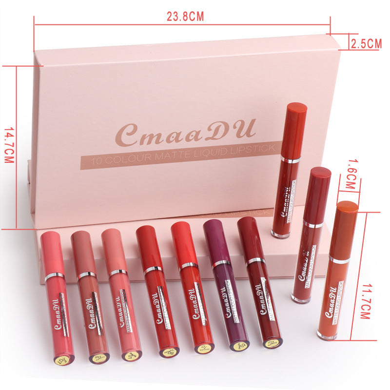 Women's Non-stick Cup Waterproof Matte Lipstick by cj
