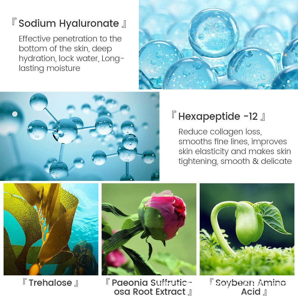 Hyaluronic Acid Face Serum Anti-Aging Shrink Pore Whitening Moisturizing Face Cream Dry Skin Care by cj